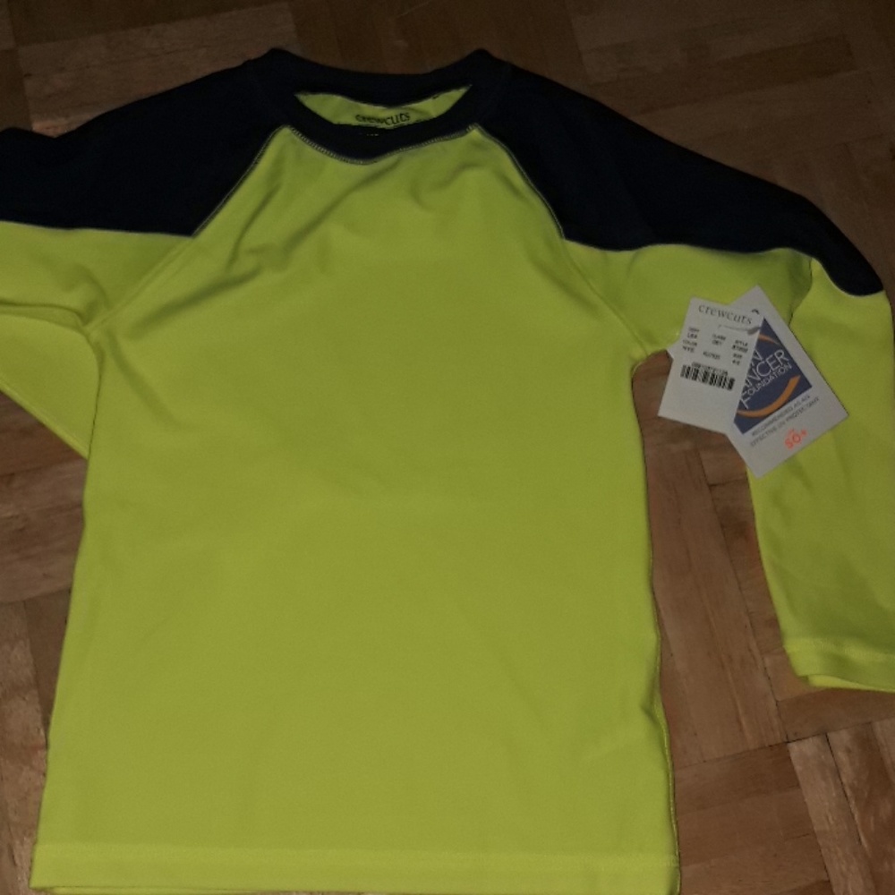 NEW Crewcuts long sleeve rashguard